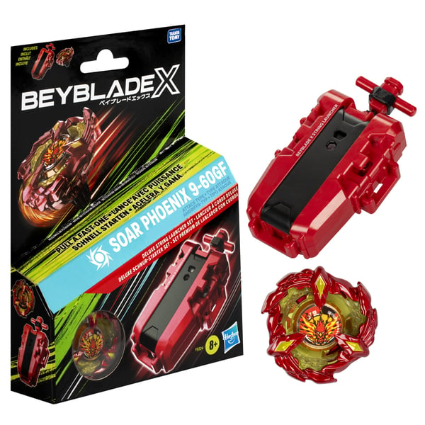 Beyblade X Soar Phoenix Deluxe -narulaukaisinsetti
