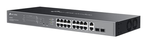 TP-Link Omada ES220GMP verkkokytkin Hallittu L2 Gigabit Ethernet (10/100/1000) Power over Ethernet -tuki Musta