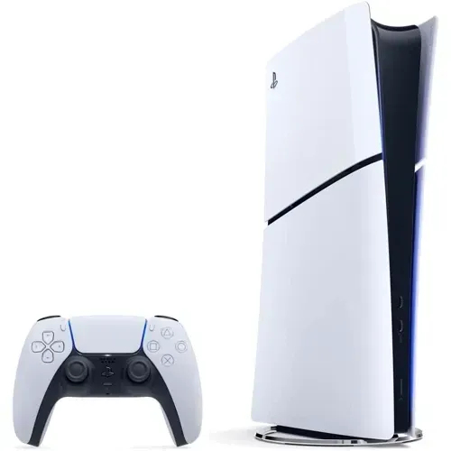 Sony Interactive Entertainment Playstation 5 Slim Digital Edition 825 GB Wi-Fi Svart, Vit