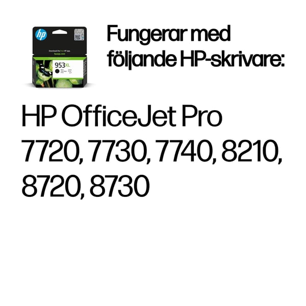 HP 953XL - 42,5 ml - Hög kapacitet - Svart