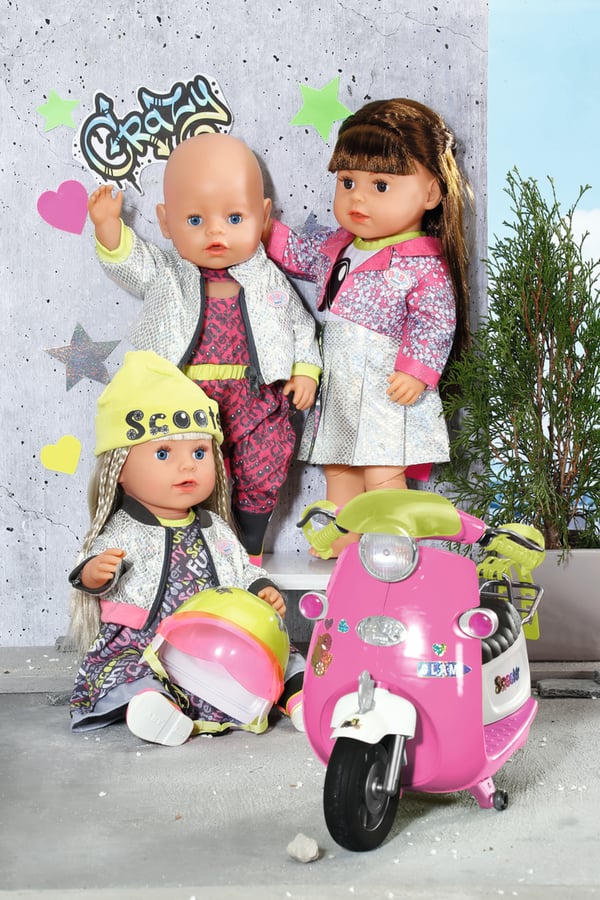 BABY born City Deluxe Scooter Combo Dockskoter