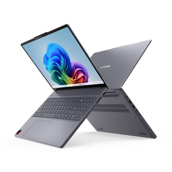 Lenovo IdeaPad Slim 3 15Q8X10 Copilot+ PC Snapdragon X1-26-100 Laptop 38,9 cm (15.3") WUXGA 16 GB LPDDR5x-SDRAM 512 GB SSD Wi-Fi 6E (802.11ax) Windows 11 Home Grå Italiensk