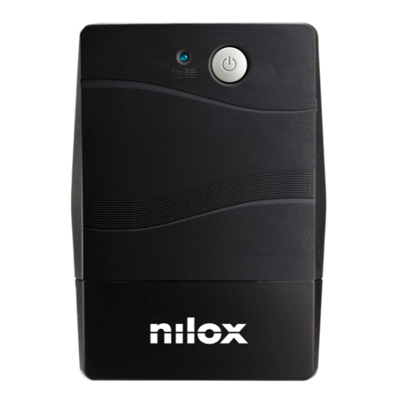 Nilox NXGCLI6001X5V2 UPS-enhed Interaktivt indgangsstik 0,6 kVA 420 W 2 AC stikkontakt(er)