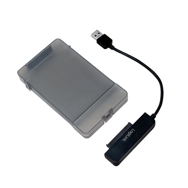 LogiLink AU0037 drevkabinet HDD/SSD kabinet Grå 2.5"