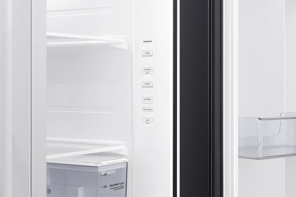 Samsung RS64DG5303B1 side-by-side køle-fryseskab Fritstående 628 L Sort, Rustfrit stål