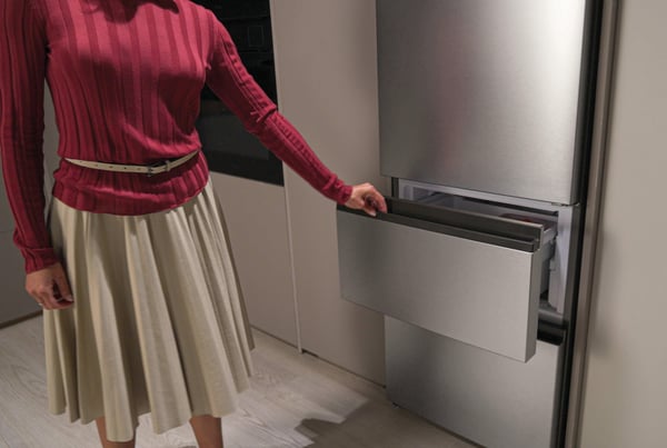 Haier 3D 60 Series 3 HTR3620CNMG Fritstående 414 L Sølv