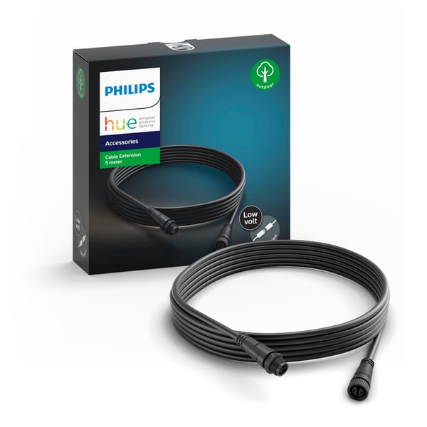 Philips Hue White and Color ambiance Jatkokaapeli ulkokäyttöön, 5 metriä