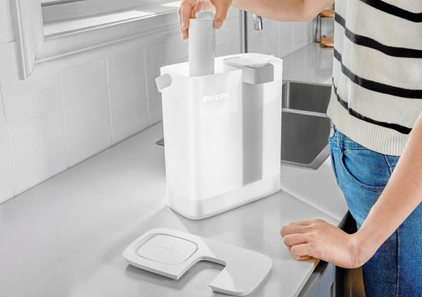 Philips AWP2980WH/24 vedensuodatin Pöydänpäällä oleva vedensuodatin 3 L Valkoinen