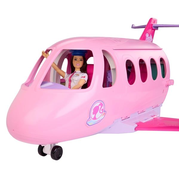 Barbie Dream Land Dream Plane med fungerende mikrofonfunktion og 14 stk. tilbehør