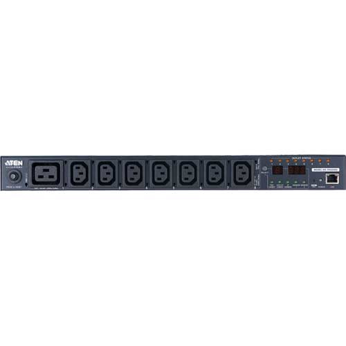 ATEN PE6208G strømforsyningsenhed (PDU) 8 AC stikkontakt(er) 1U Sort
