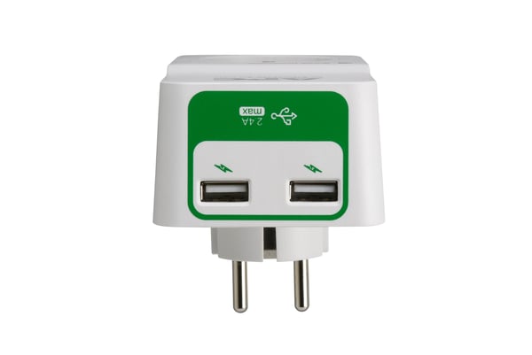 APC PM1WU2-GR överspänningsskydd Vit 1 AC-utgångar 230 V