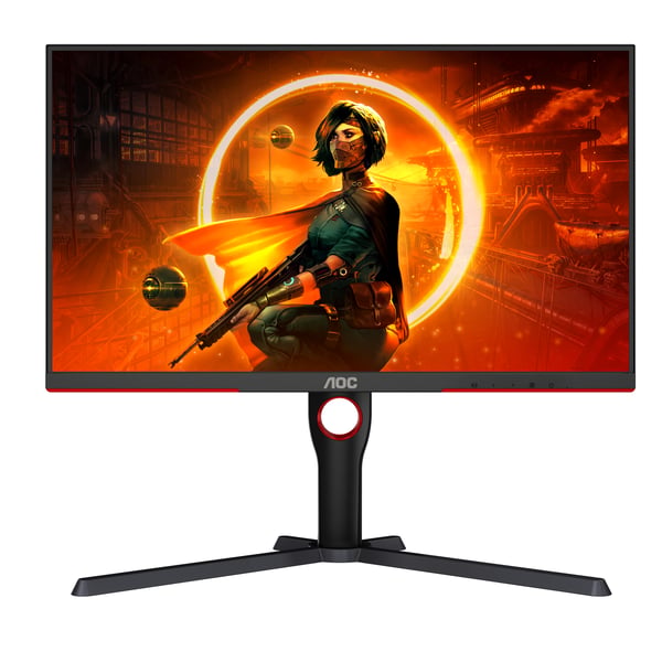 AOC G3 Q27G3XMN/BK tietokoneen litteä näyttö 68,6 cm (27") 2560 x 1440 pikseliä 2K Ultra HD LED Musta, Punainen