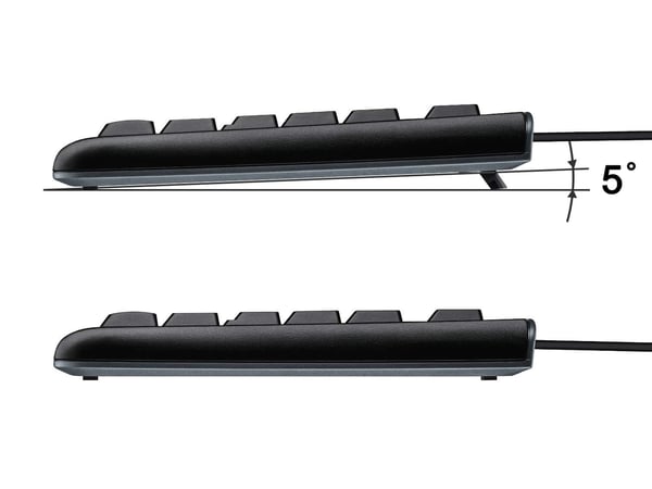 Equip 245215 tastatur Kontor USB QWERTY US engelsk Sort