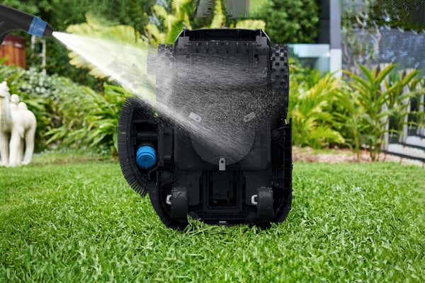 Ecovacs GOAT O1200 LiDAR PRO EU Robot plæneklipper Batteri Sort, Hvid