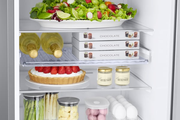 Samsung RB38C675CS9 Fritstående Rustfrit stål