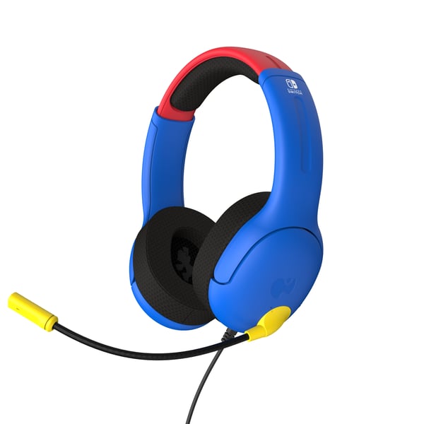 PDP Mario Dash Blå, Röd USB Gamepad + headset Analog / Digital Nintendo Switch, Nintendo Switch OLED
