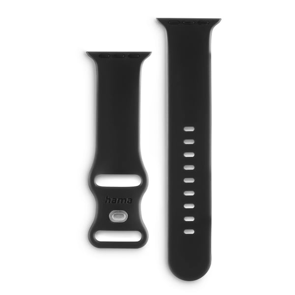 Hama 00215632 smarta bärbart tillbehör Band Svart Silikon