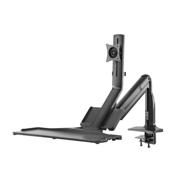 InLine 23174A skærmbeslag og -stativer 43,2 cm (17") Skrivebord Sort
