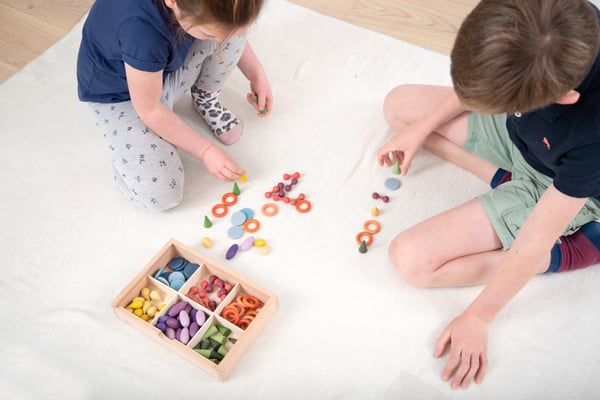 Tickit Wooden Treasures Sorting Set