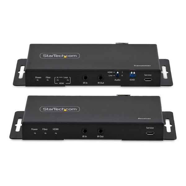 StarTech.com ST121HD20FXA2 AV-signaalin jatkaja AV-lähetin ja -vastaanotin Musta