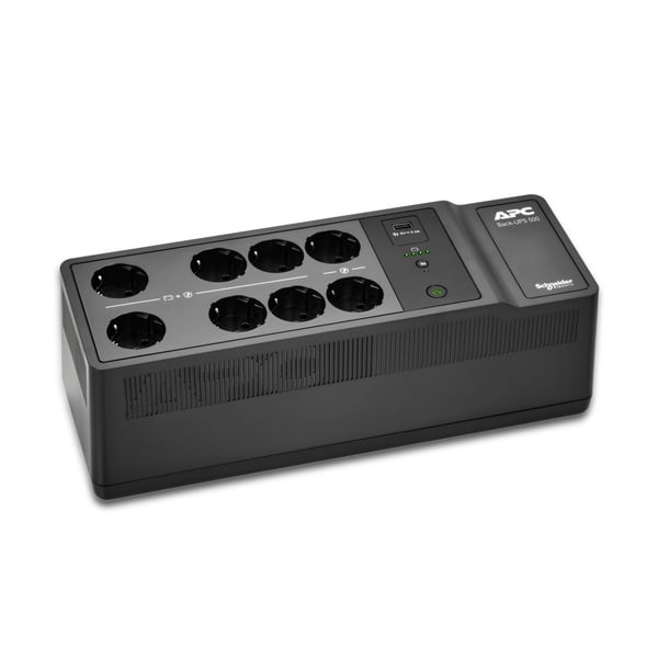 APC BE500G2-IT UPS-virtalähde Valmiustila (ilman yhteyttä) 0,5 kVA 300 W 8 AC-pistorasia(a)