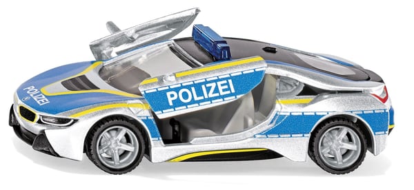 Siku BMW i8 Police Poliisiauton pienoismalli Esikoottu 1:50