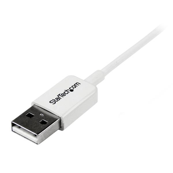 StarTech.com 1 m USB 2.0 A til Micro USB B-kabel - USB A / Micro B-datakabel / tilslutningskabel - Hvid