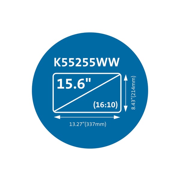 Kensington MagPro - Kannettavan tietokoneen näytönsuoja - 16:10 - irrotettava - magneettinen - 39,6 cm (15,6