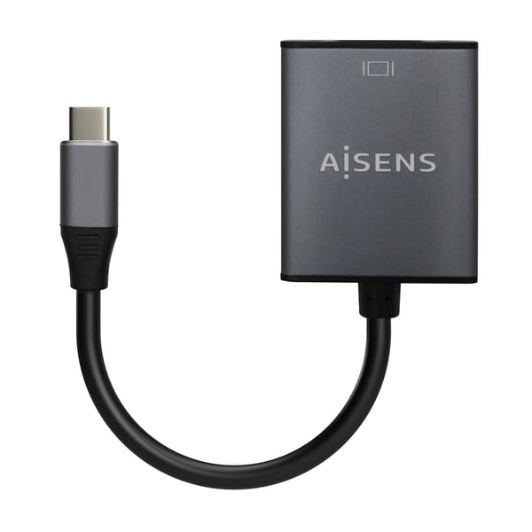AISENS A109-0691 videokabeladapter 0,15 m USB Type-C VGA (D-Sub) Grå