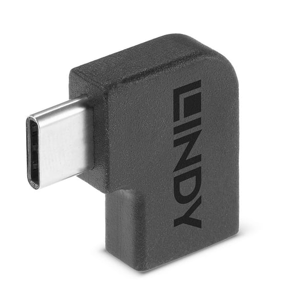 Lindy 41894 kabelomvandlare (hane/hona) USB 3.2 Type C Svart