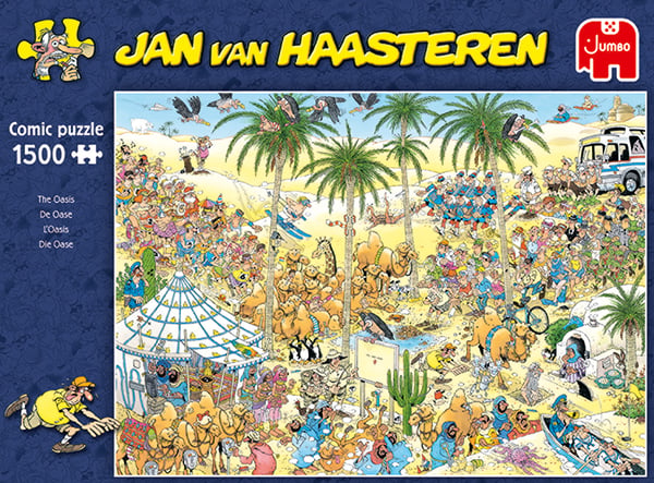 Jan van Haasteren The Oasis 1500pcs Pussel 1500 styck Serietidning