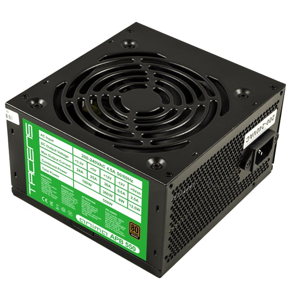 Tacens Anima APB550 virtalähdeyksikkö 550 W 20+4 pin ATX Musta