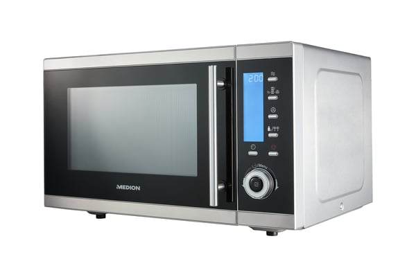 MEDION MD 15501 Sort, Rustfrit stål Kombination mikroovn Bordplade 25 L 900 W