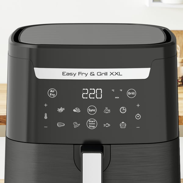 Tefal Easy Fry & Grill EY8018 6,5 L Enkeltstående 1830 W Varmluftsteger Sort
