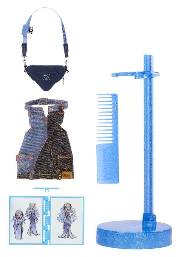 Rainbow High Fantastic Fashion Doll- Skyler (Blue)