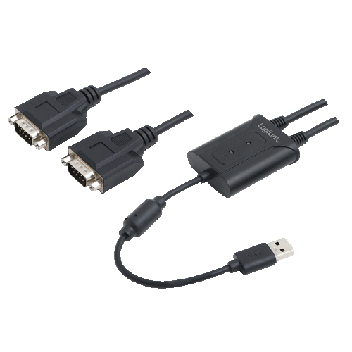LogiLink AU0031 sarjakaapeli Musta USB A-tyyppi DB-9 LogiLink AU0031 sarjakaapeli Musta USB A-tyyppi DB-9