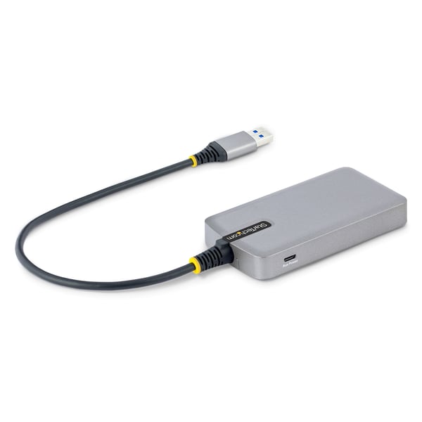 StarTech.com USB-hubb med 4 portar. USB 3.0 5 Gbps, bussdriven, USB-A till 4x USB-A-hubb med valfri extra strömförsörjning. Bärbar USB-hubb för skrivbord och dator, 30 cm kabel, USB-expansionshubb