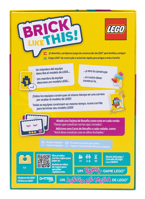 Asmodee Brick Like This! Brick Like This! 15 min Korttipeli Logiikka