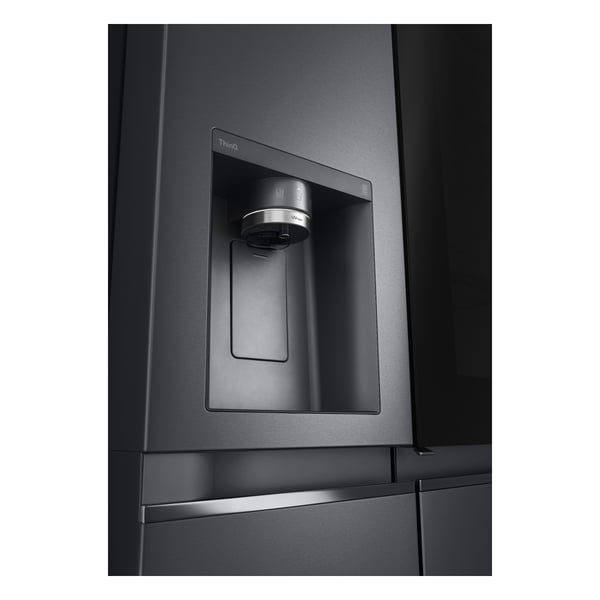 LG InstaView GSXV91MCAE Kombinerad kyl/frys side-by-side Fristående 635 l Svart
