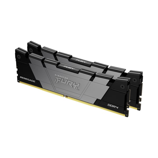 Kingston Technology FURY 16 GB 3200 MT/s DDR4 CL16 DIMM (sæt med 2) Renegade Sort Kingston Technology FURY 16 GB 3200 MT/s DDR4 CL16 DIMM (sæt med 2) Renegade Sort