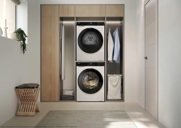 Haier HD120-E357U1-IT tørretumbler Fritstående Front-læsning 12 kg Hvid