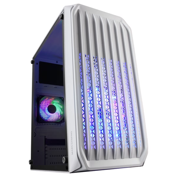 Mars Gaming MCS2W tietokonekotelo Mini Tower Valkoinen