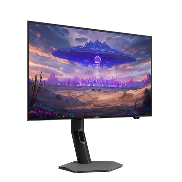 AOC AGON PRO AGP277QKDC platta pc-skärmar 67,3 cm (26.5") 2560 x 1440 pixlar Quad HD OLED Grå