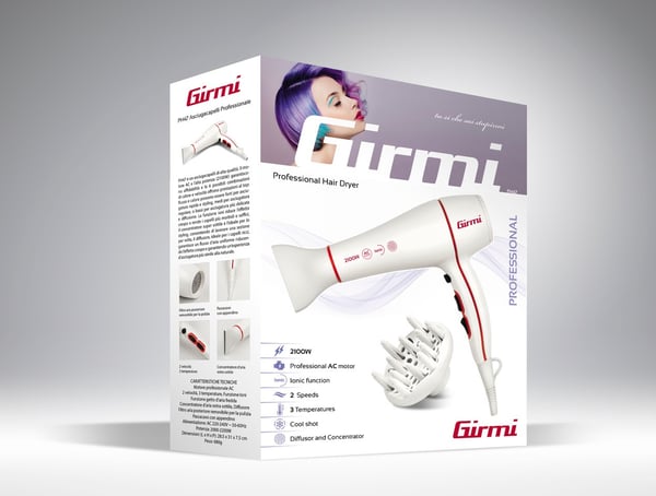 Girmi PH47 hårfön 2100 W Vit