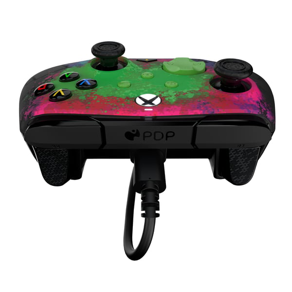 PDP REMATCH GLOW Advanced Svart, Grön, Röd USB Spelplatta Analog / Digital PC, Xbox One, Xbox Series S, Xbox Series X