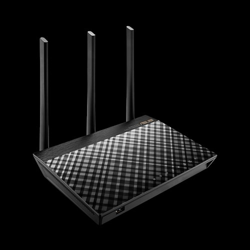 ASUS RT-AC1900U trådløs router Gigabit Ethernet Dual-band (2,4 GHz / 5 GHz) Sort