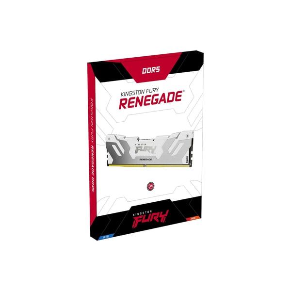 Kingston Technology FURY 16 GB 8000 MT/s DDR5 CL38 DIMM Renegade, hvid XMP