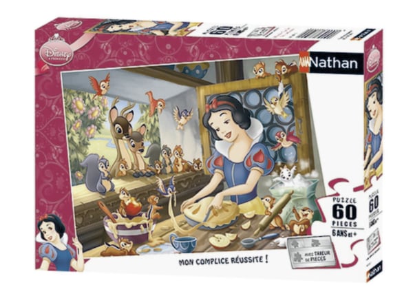Nathan Puzzle Blancanieves de 60 piezas (27.5x19.2 cm) (Ravensburger 86554)