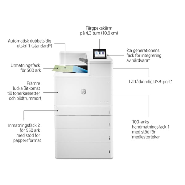 HP Color LaserJet Enterprise M856dn