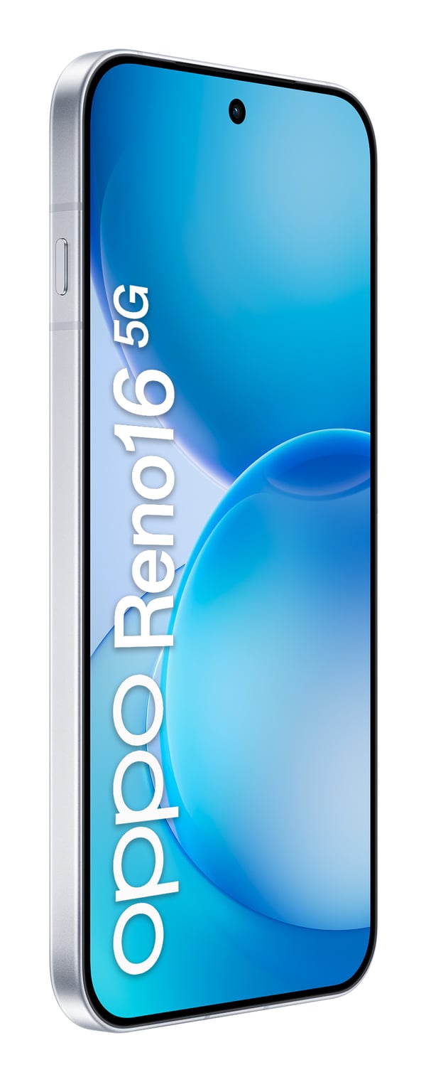 OPPO Reno16 5G 16,1 cm (6.32") Dual SIM Android 16.0 USB Type-C 8 GB 512 GB 6000 mAh Hvid